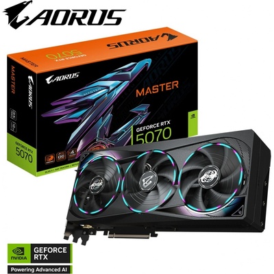 Gigabyte AORUS GeForce RTX 5070 MASTER 12GB GV-N5070AORUS M-12GD