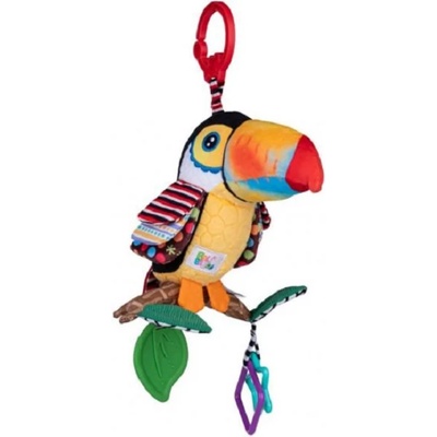 Balibazoo Бебешка играчка за количка с камбанка Bali Bazoo - Тукан (110022)