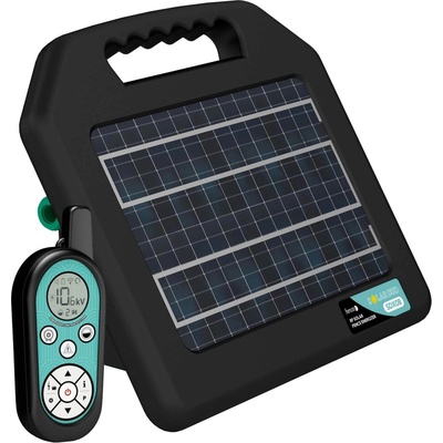 Solární přenosný RF zdroj pro elektrický ohradník fencee solar DUO RF SDX08 s ovladačem