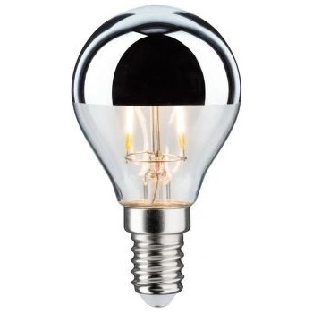 Paulmann LED Retro-kapka 4,5W E14 stříbrný vrchlík teplá bílá stmívatelné