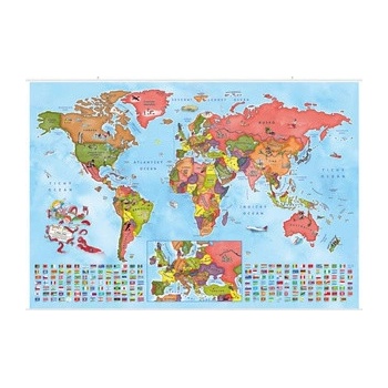 Ilustrovaná mapa států světa pro malé cestovatele