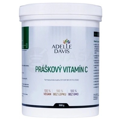 Adelle Davis Vitamín C prášok rozpustný vo vode 1000 g
