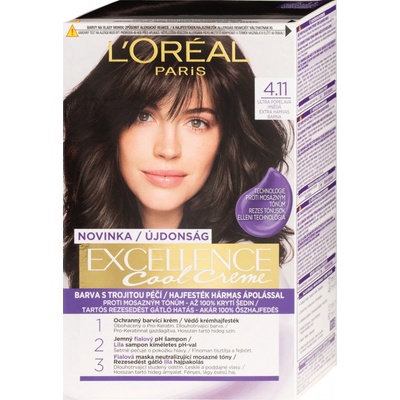 L'Oréal Excellence Cool Creme 4,11 Ultra Ash Brown 48 ml