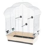 INTER-ZOO Pet Products Клетка за птици LAURA III хром 60, 5 x 34 x 71, 5 cm БЕЖОВА
