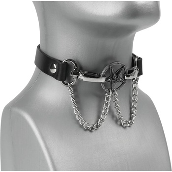 Image 1 of Leather & steel fashion Колие Baphomet - LSF9 18