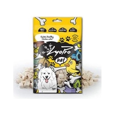 Lyopro DOG poch mrazem sušené Kuřecí kostky 50 g