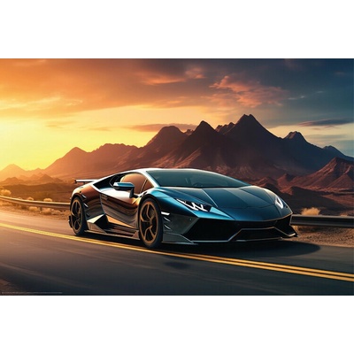 Plagát, Obraz - Lamborghini Car, 91.5 × 61 cm