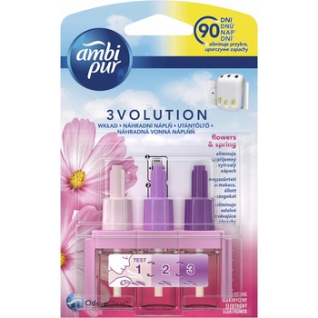 Ambi Pur 3 Volution Flowers & Spring elektrický osviežovač náplň 3 x 20 ml