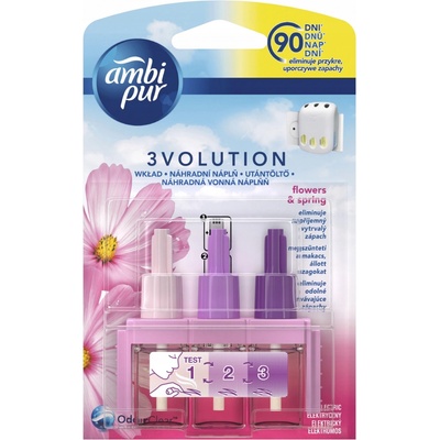 Ambi Pur 3 Volution Flowers & Spring elektrický osviežovač náplň 3 x 20 ml