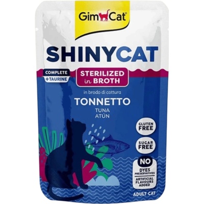 Gimcat ShinyCat Sterilised tuňák ve vývaru 70 g