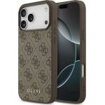 GUESS Калъф Guess Hardcase 4G Classic Logo (GUHCP18XG4GFBR) - iPhone 18 Pro Max - Кафяв