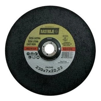 Nástroje cz Kotouč brusný zirconium 230 x 7,0 x 22 mm IM-3-230-7,0