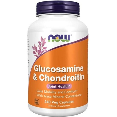 Now Foods Glukosamin Chondroitin a Trace Minerals 240 veg kapsúl