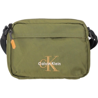 Calvin Klein BOLD CAMERA BAG khaki čierna oranžová