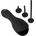 Rebel Glans Masturbator with 3 attachable Dilators Black