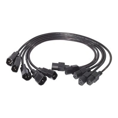 APC APC PWR CORD KIT, 10A, 100-230V, 2',(5) C13 TO C14