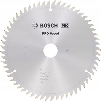 Řezný kotouč Bosch 216 mm 30 mm 60 zubů Optiline Wood