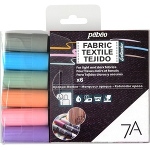 Pébéo 804502 Комплект маркери 4 mm Pastel Colours 6 бр (804502)