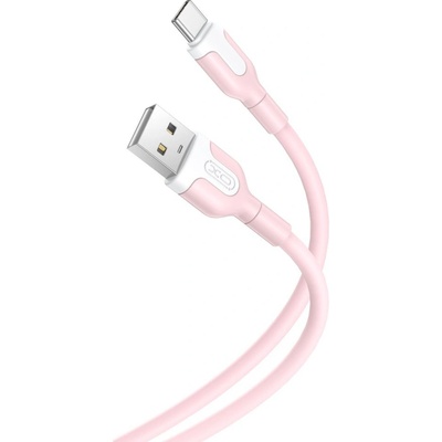 XO NB212 USB - USB-C, 1m, růžový