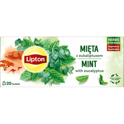 Lipton Mint with Citrus bylinný čaj 26 g 20 ks