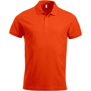 CLIQUE CLASSIC LINCOLN S/S / Мъжка поло риза от плътен памук - кърваво оранжево XXL (678244asv05)