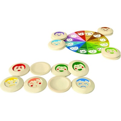 PlanToys Pexeso Nálady v anglickém jazyce