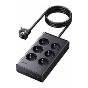 UGREEN S622 Power Strip, 20W, 6xAC, 3xUSB, USB-C, 1.5m Cable