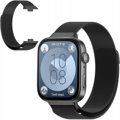 Tech-Protect Milanese na Huawei Watch Fit 3, čierny TEC310494