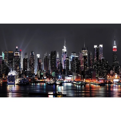 Postershop Fototapeta vliesováNoční New York 2 rozměry 416x254 cm