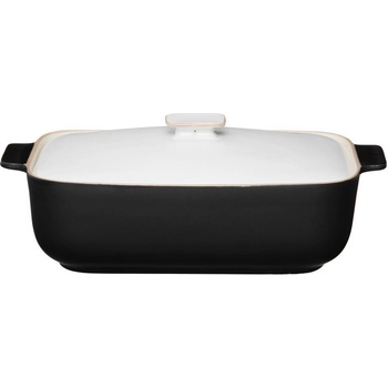 Maku Kitchen Life Керамична тава с капак - черна 2 л. 31 х 18 см (tb--270540)