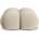 Cosmopolitan Design Бежова кадифена табуретка Loretto - Cosmopolitan Design (COS_POUF_120_F1_LORETTO1)