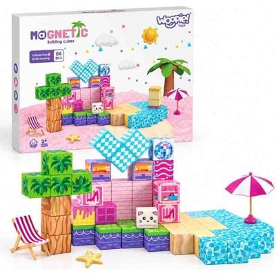 Woopie magnetické kocky 3D 86 ks