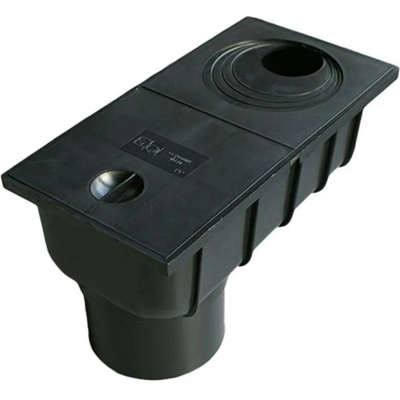ACO Lapač geiger vstup DN 50-110 svislý výstup DN 110 černý