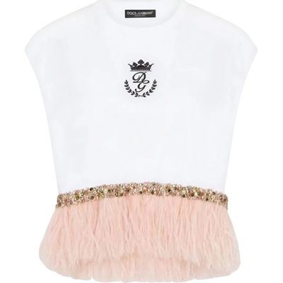 Dolce & Gabbana Marabou White