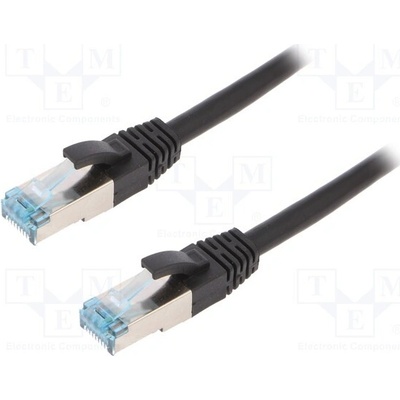 Logilink CQ6135S Patch, PUR Cat.6A S/FTP, 40m, černý