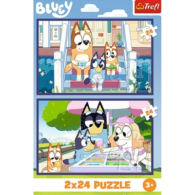 TREFL Bluey Zábavný Bluey 2x24 dielov