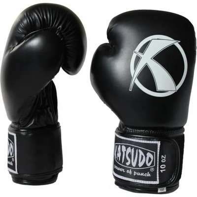Katsudo Боксови ръкавици Punch, черни (20.KAT.PUNCH.BLACK)