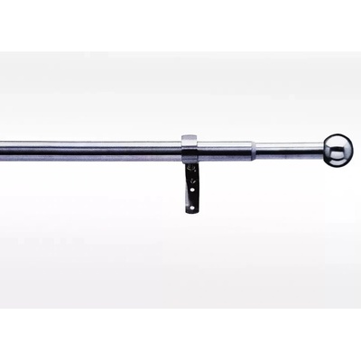 Záclonová souprava roztažitelná KOULE 16/19mm, 200-350cm, ušl.ocel, bez kroužků