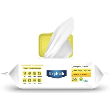 DeepFresh Мокри кърпи - DeepFresh Мулти Почистване с лимоново масло 100бр (df92020)
