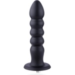 HISMITH HSA91-L Mathew Anal XL Ribbed Dildo Kliclok 28cm Black