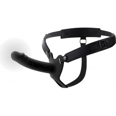 Hidden Desire Inferno Vibrating Silicone Hollow Penis Strap On with Remote 16 cm Black – Zboží Dáma
