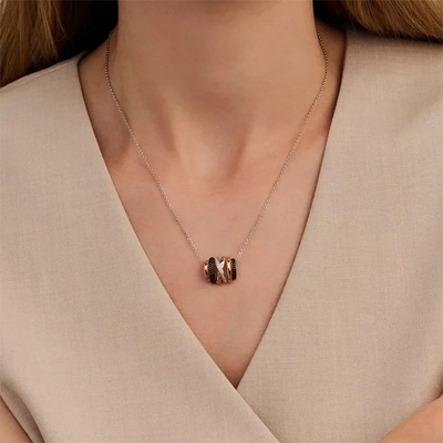 Ti Sento Сребърно дамско колие Ti Sento 34116BR (34116BR)