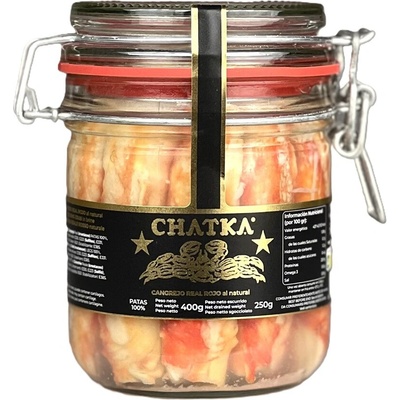 Chatka Maso Kamčatského kraba 100% maso z nohou 400 g