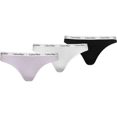 Calvin Klein CAROUSEL 3 PACK Dámská tanga mix – Zboží Dáma