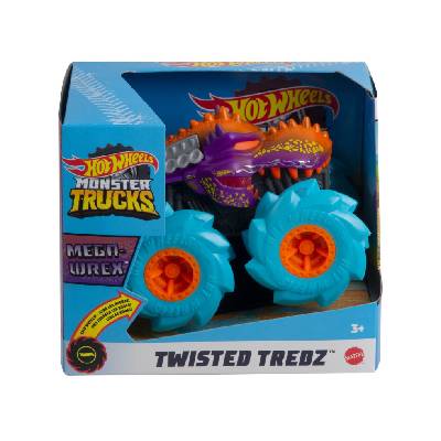 Hot Wheels Monster Trucks Twisted Tredz 1: 43 Mega-wrex (gvk39)