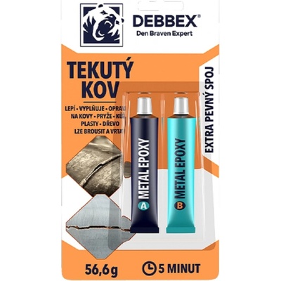 DEN BRAVEN Tekutý kov světle černý 56,6 g
