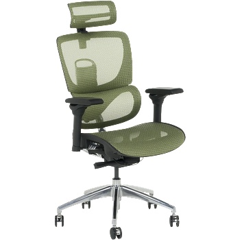 Ергономичен стол calgary - зелен (3520635)