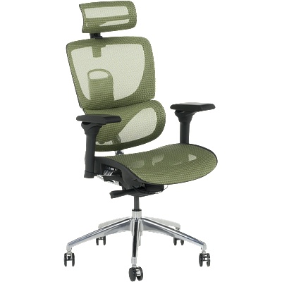 Ергономичен стол calgary - зелен (3520635)