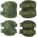 DRAGOWA Tactical Тактически накрайници за колене и лакти Dragowa Tactical, зелени (DRG045.olive)