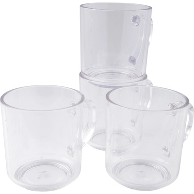 Bo-Camp Чаша 330 мл 4 бр. Цвят: бял